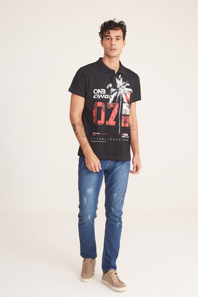 Camisa-Polo-Onbongo-Especial-Preta