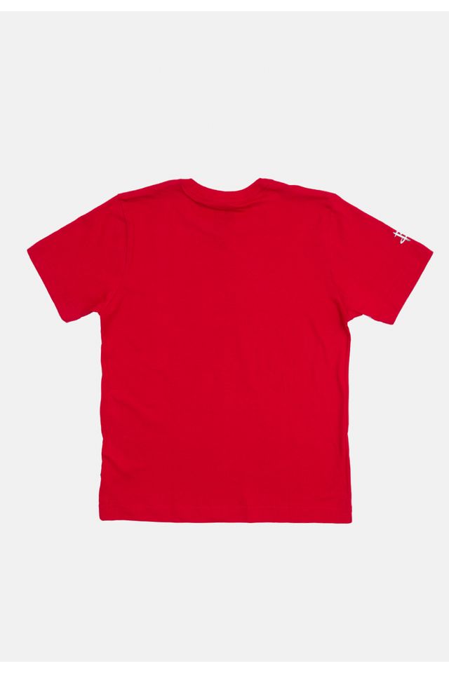 Camiseta-NBA-Juvenil-Estampada-Houston-Rockets-Casual-Vermelha