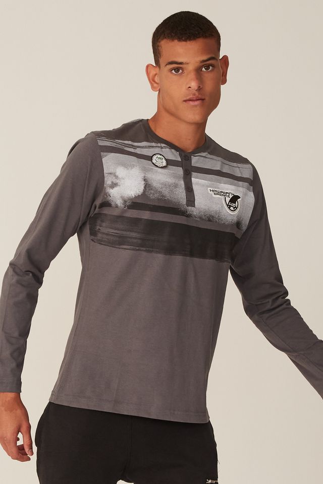 Camiseta-HD-Manga-Longa-Especial-Cinza-Escuro Camiseta-HD-Manga-Longa-Especial-Cinza-Escuro