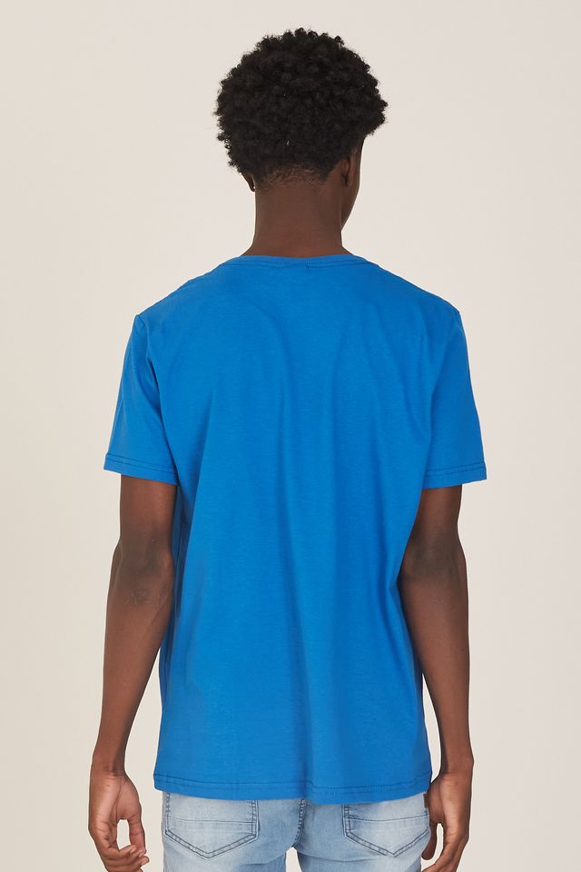 Camiseta-Onbongo-Estampada-Azul