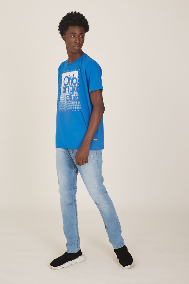 Camiseta-Onbongo-Estampada-Azul