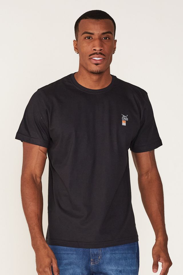 Camiseta-Onbongo-Estampada-Preta