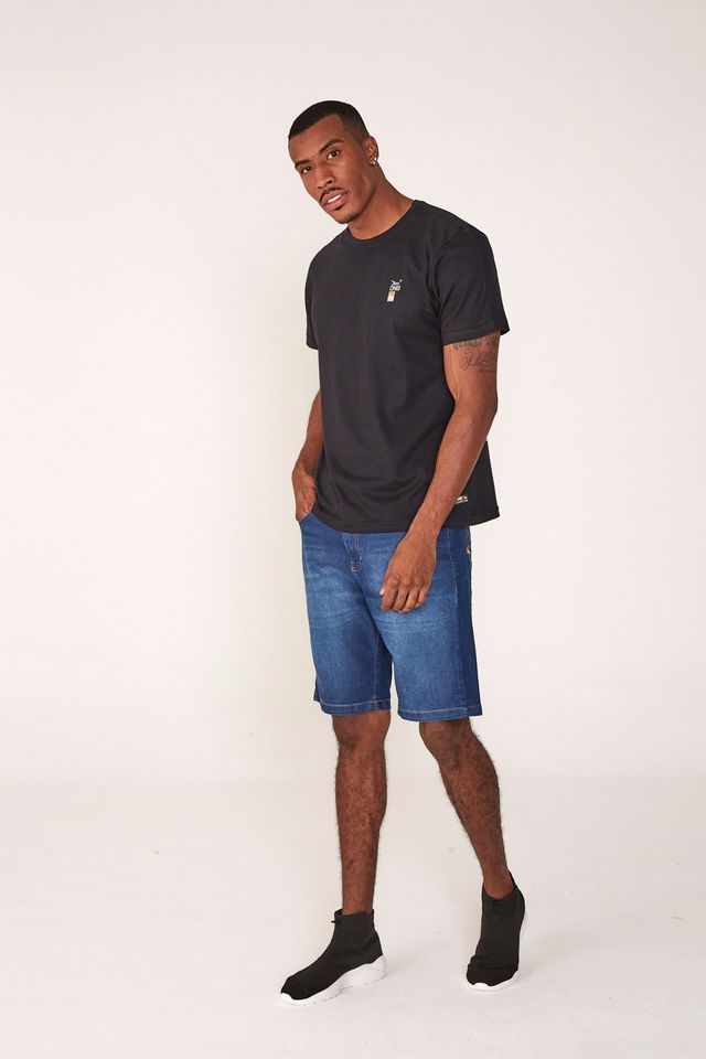 Camiseta-Onbongo-Estampada-Preta