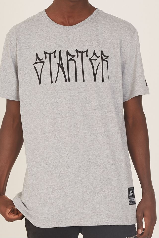 Camiseta-Starter-Estampada-Cinza-Mescla