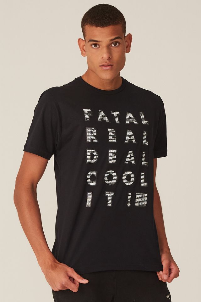 Camiseta-Fatal-Estampada-Preta
