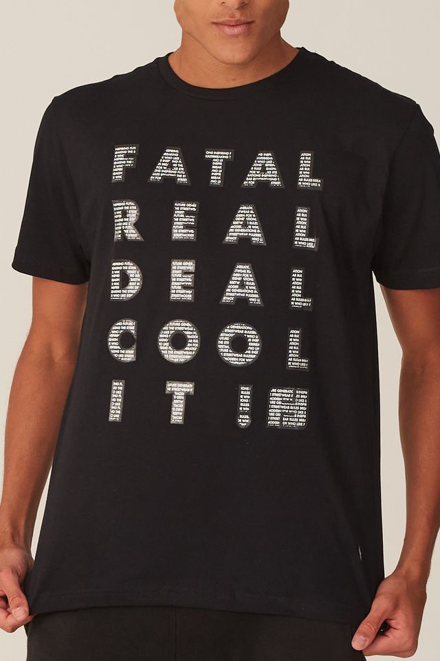 Camiseta-Fatal-Estampada-Preta