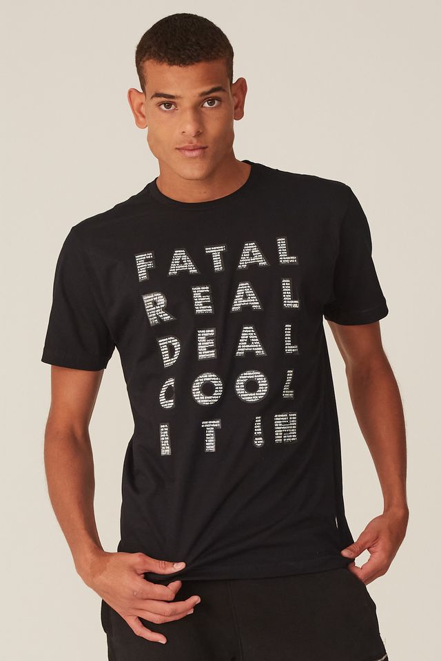 Camiseta-Fatal-Estampada-Preta
