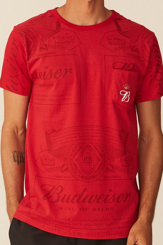 Camiseta-Starter-Collab-Budweiser-Red