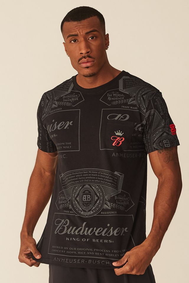 Camiseta-Starter-Collab-Budweiser-Black