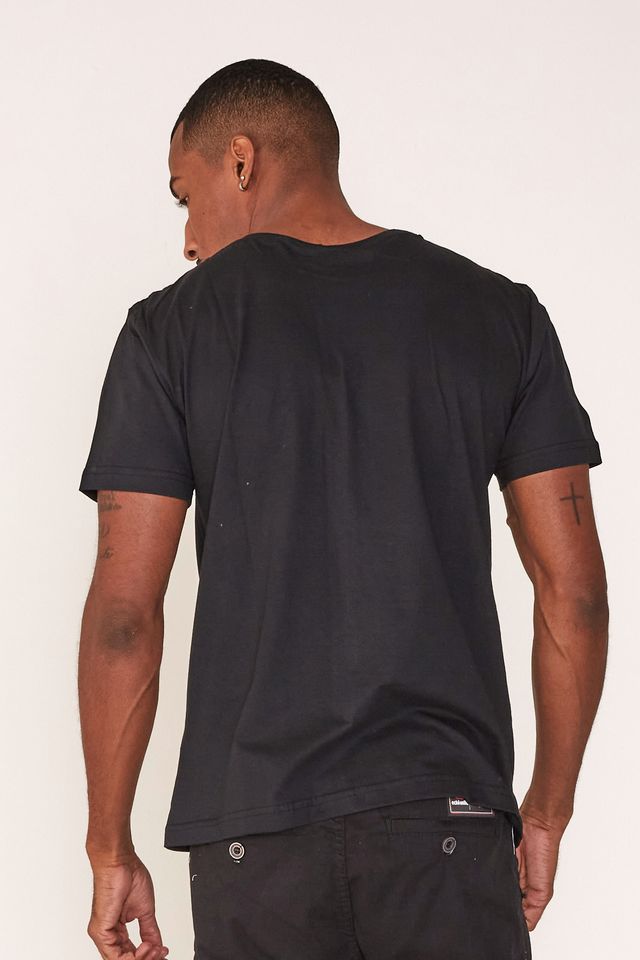 Camiseta-Ecko-Estampada-Preta