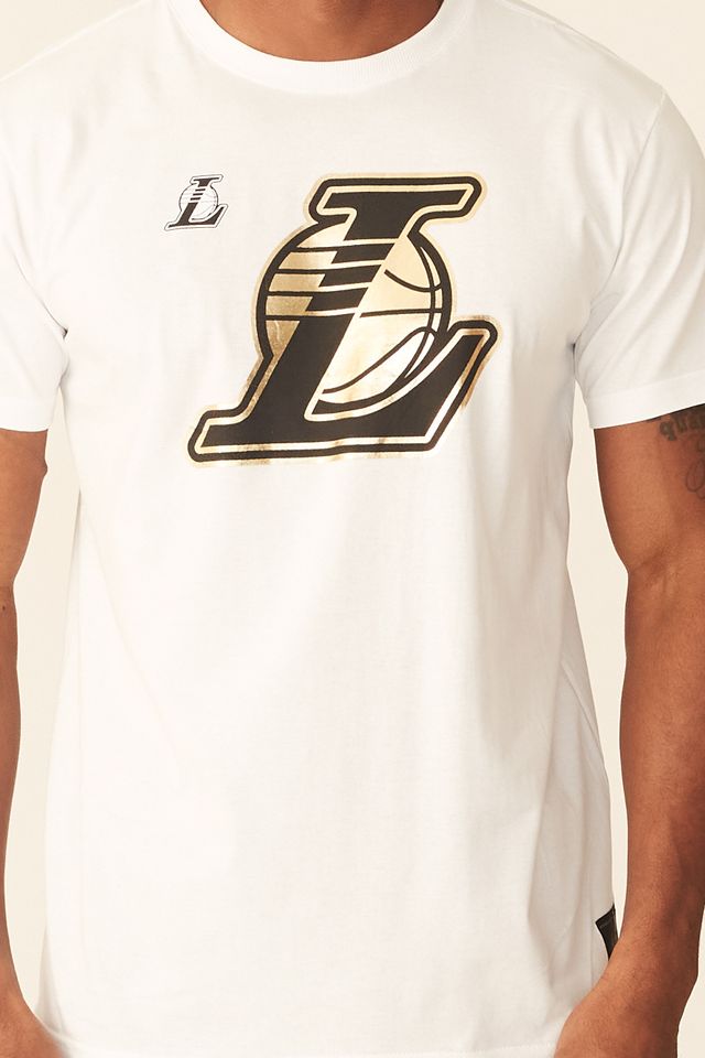 Camiseta-NBA-Especial-Los-Angeles-Lakers-Casual-Off-White