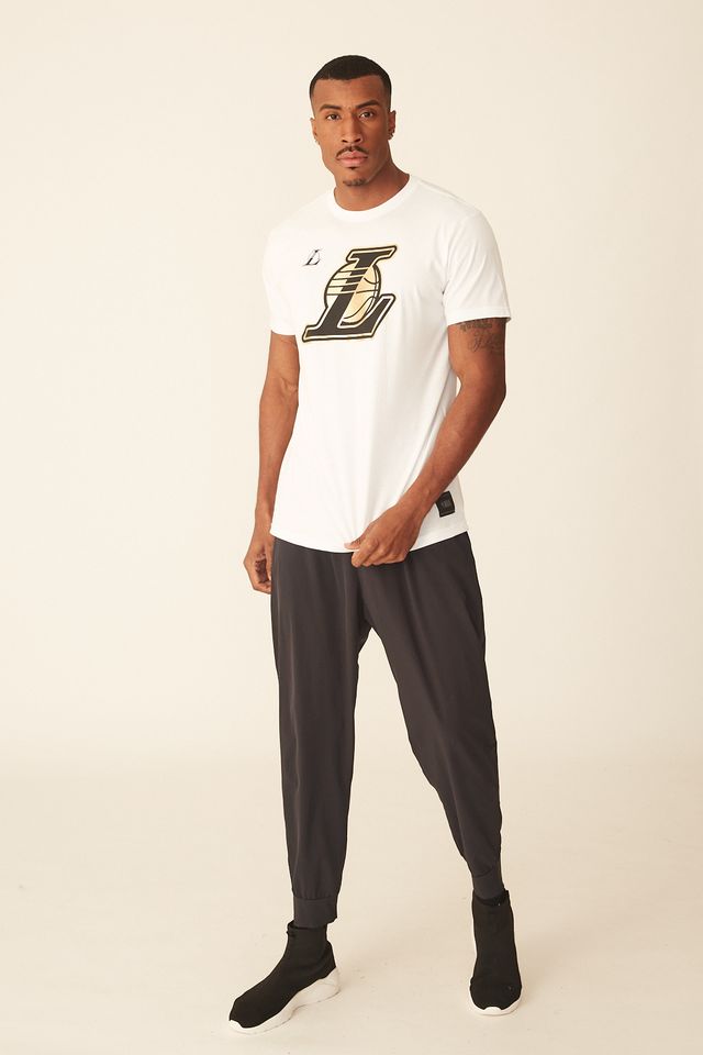 Camiseta-NBA-Especial-Los-Angeles-Lakers-Casual-Off-White