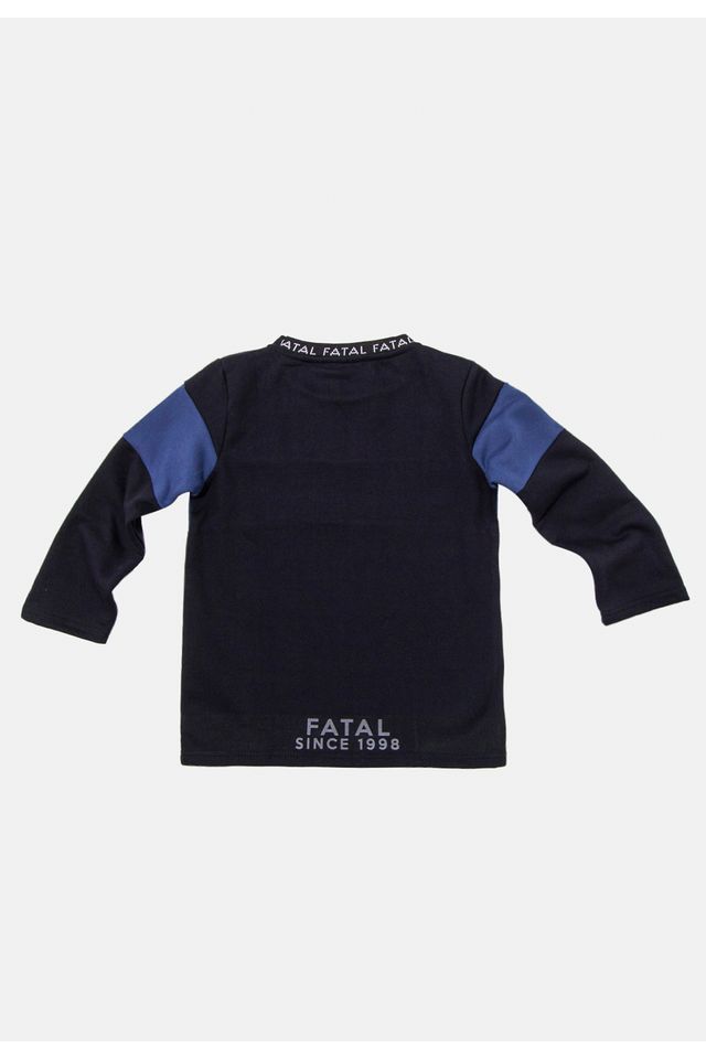 Moletom-Fatal-Infantil-Recortado-Fechado-Gola-Careca-Preto