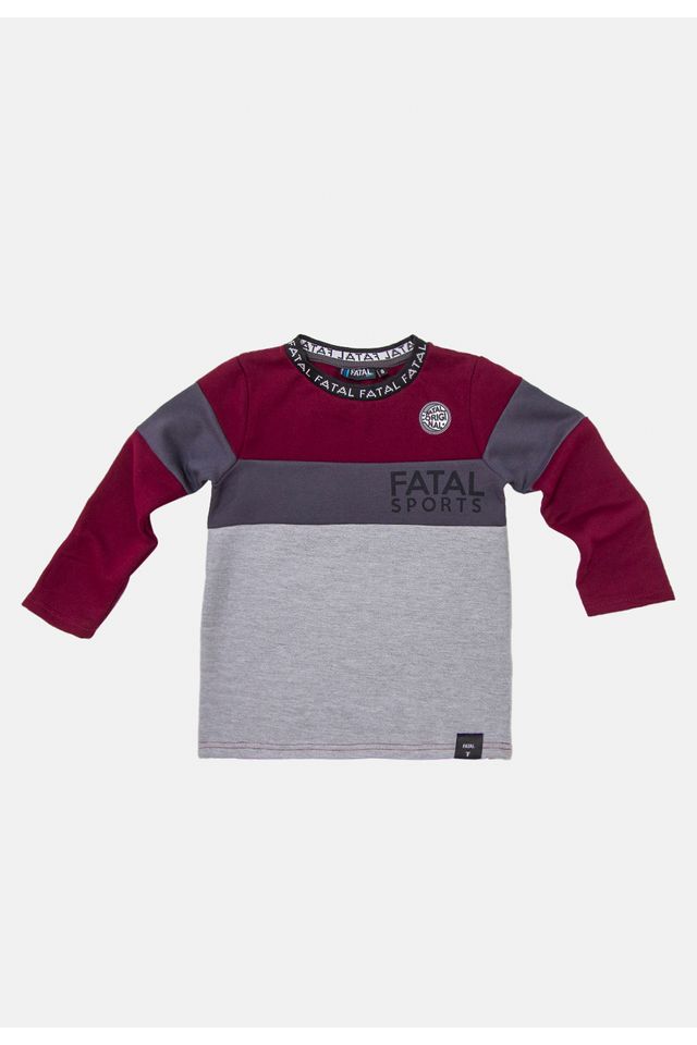 Moletom-Fatal-Infantil-Recortado-Fechado-Gola-Careca-Vinho