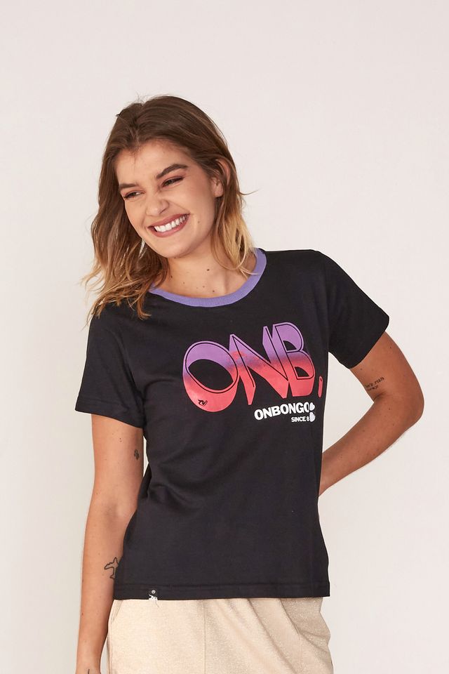 Camiseta-Onbongo-Feminina-Estampada-Preta