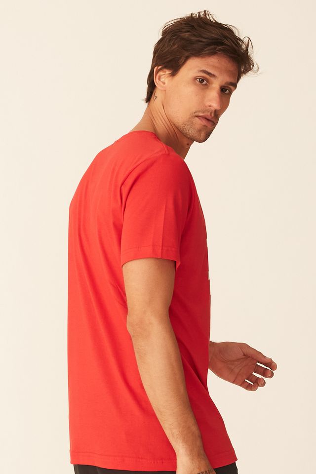 Camiseta-NBA-Estampada-Chicago-Bulls-Casual-Vermelha