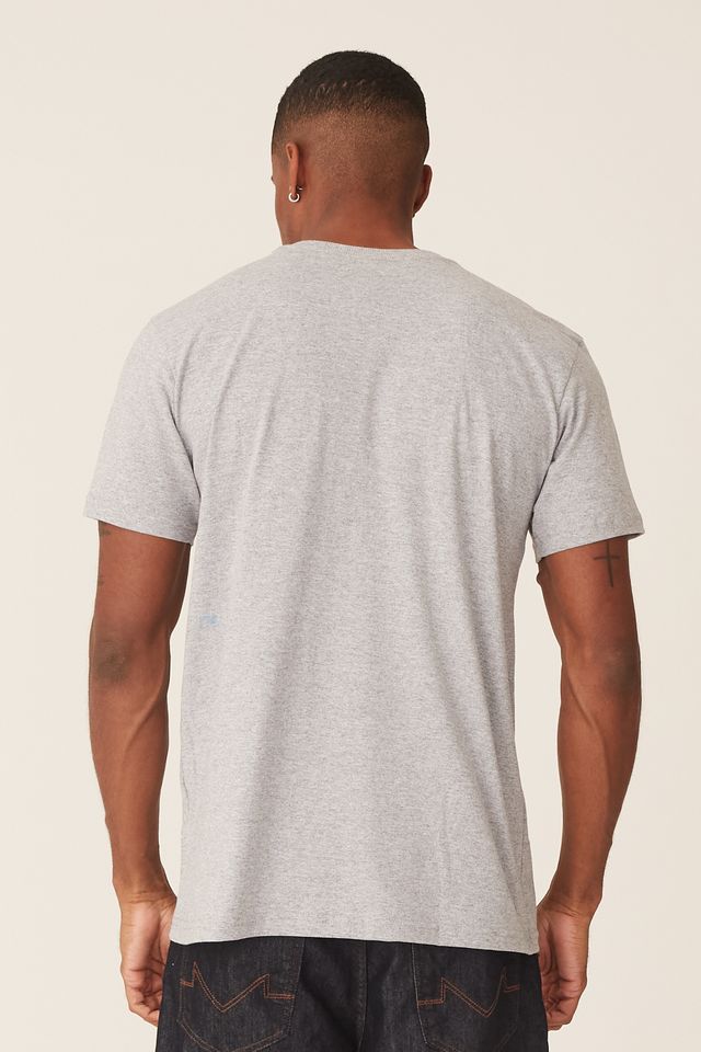 Camiseta-NBA-Estampada-Miami-Heat-Casual-Cinza-Mescla