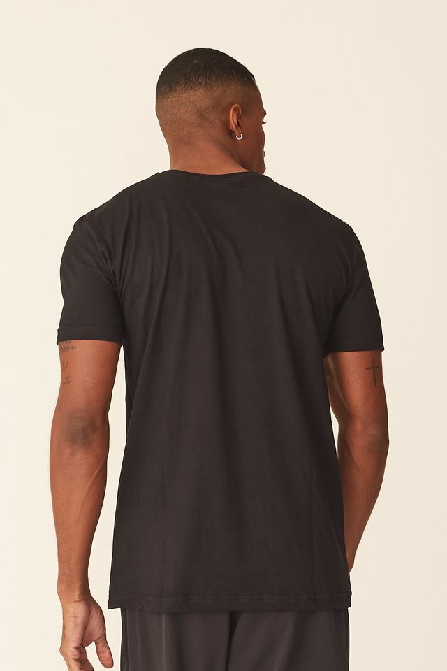 Camiseta-NBA-Estampada-Miami-Heat-Casual-Preta