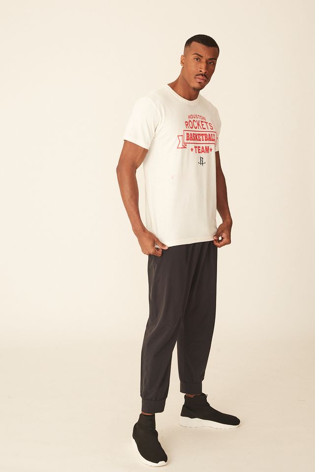 Camiseta-NBA-Estampada-Houston-Rockets-Casual-Off-White