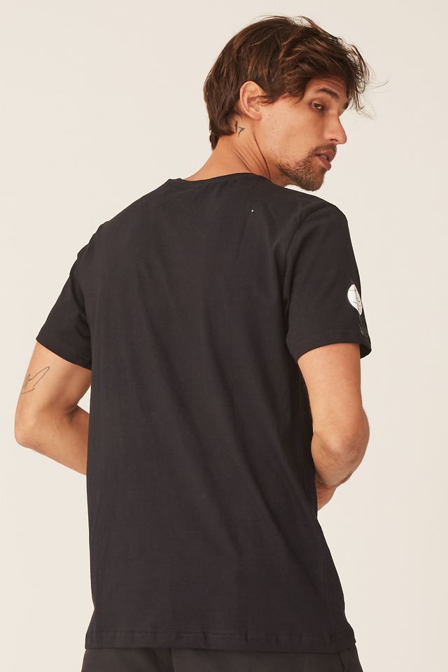 Camiseta-NBA-Estampada-Brooklyn-Nets-Casual-Preta