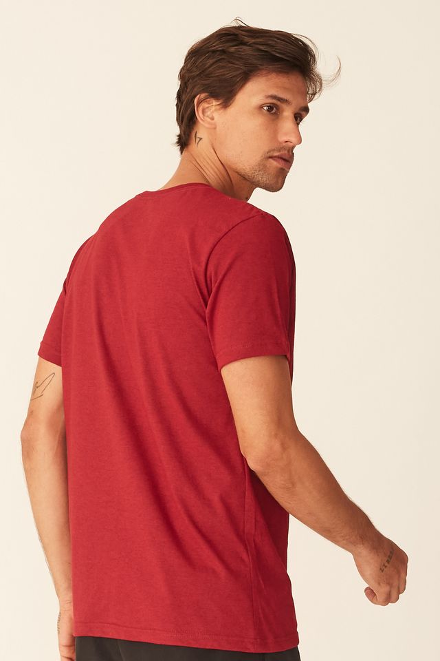 Camiseta-NBA-Estampada-Chicago-Bulls-Casual-Vermelha-Mescla
