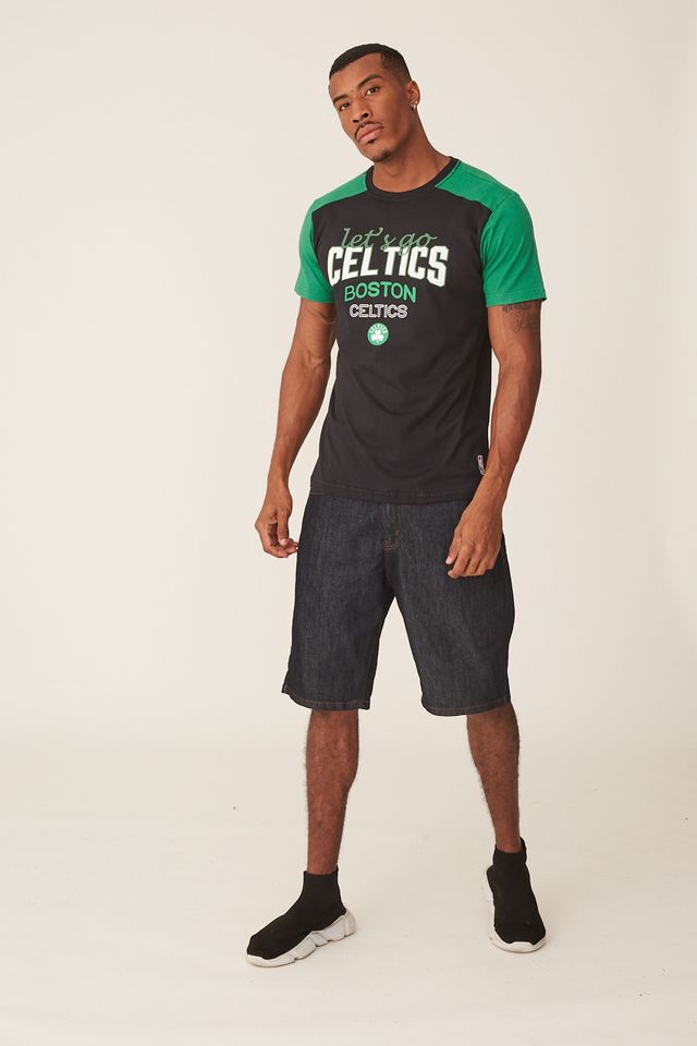 Camiseta-NBA-Especial-Boston-Celtics-Casual-Preta