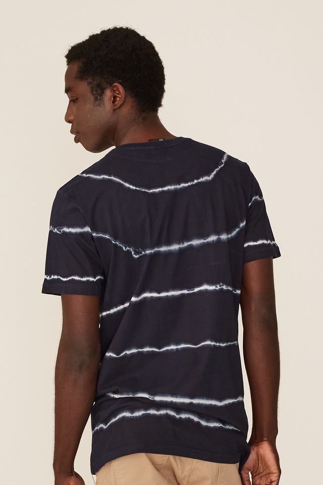 Camiseta-Ecko-Especial-Listrada-Azul-Marinho