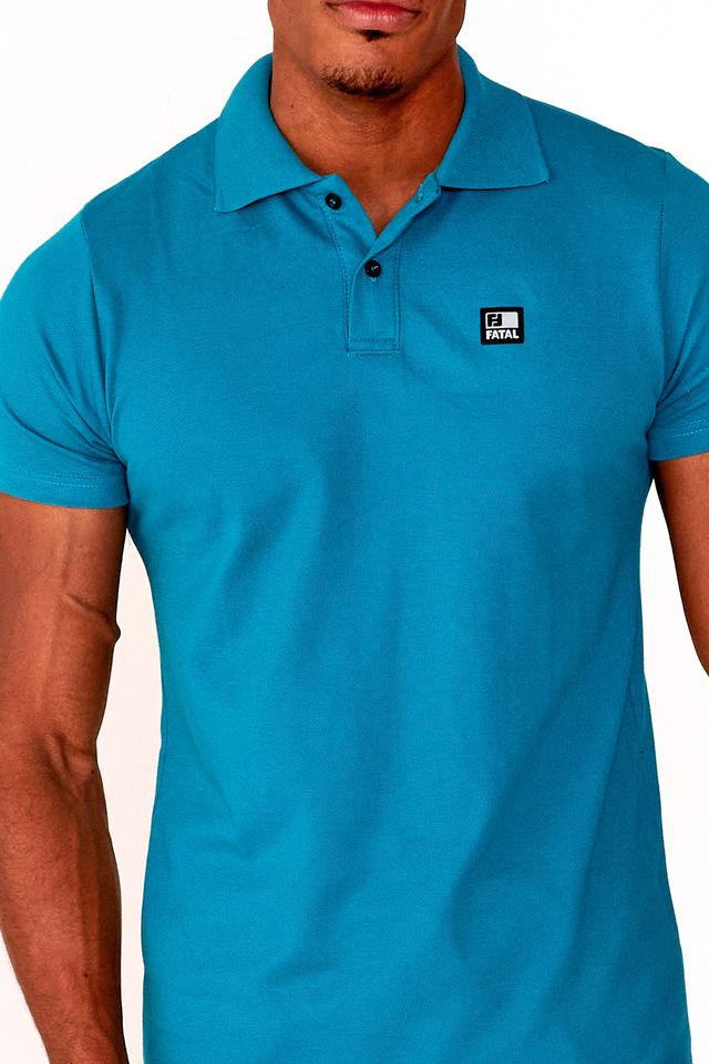 Camisa-Polo-Fatal-Piquet-Fashion-Basic-Verde