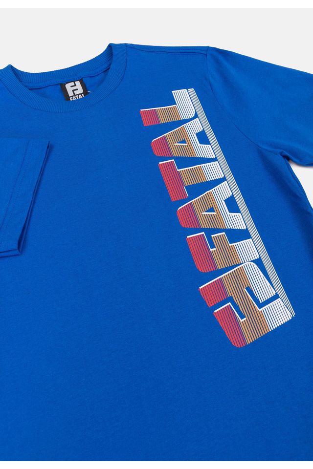 Camiseta-Fatal-Juvenil-Estampada-Azul-Royal