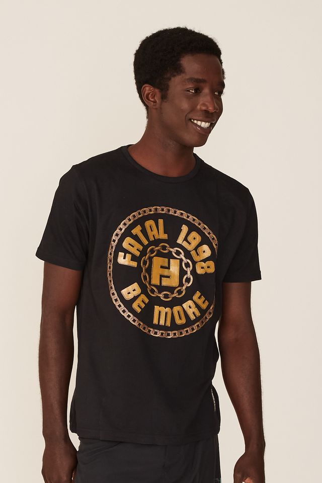 Camiseta-Fatal-Estampada-Preta