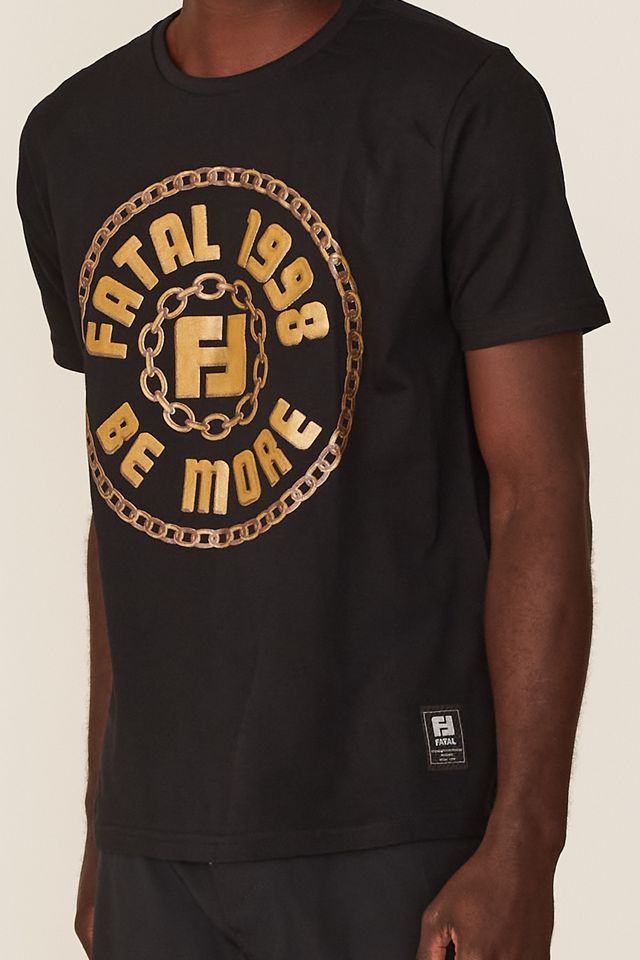 Camiseta-Fatal-Estampada-Preta