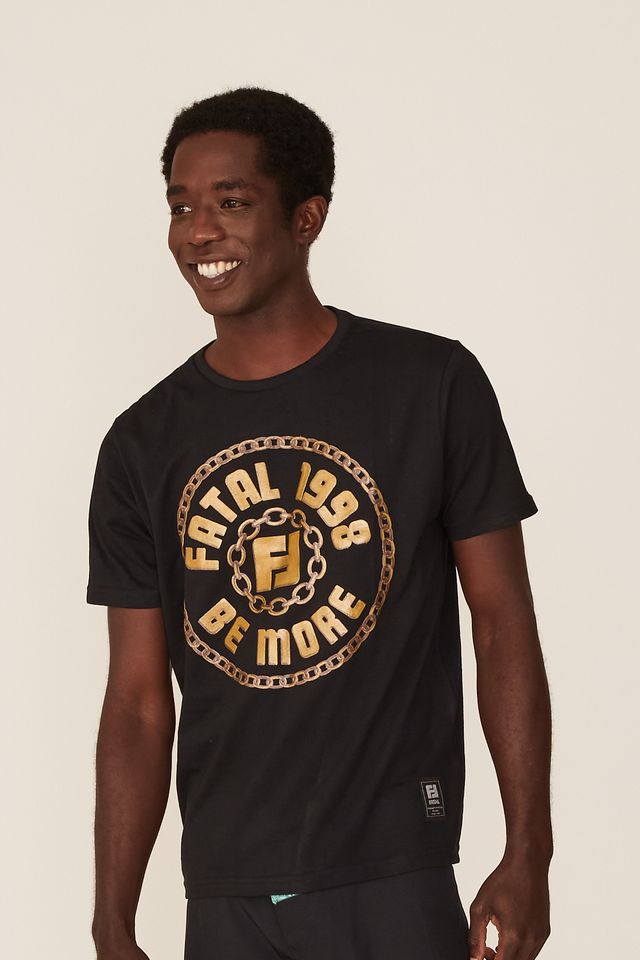 Camiseta-Fatal-Estampada-Preta