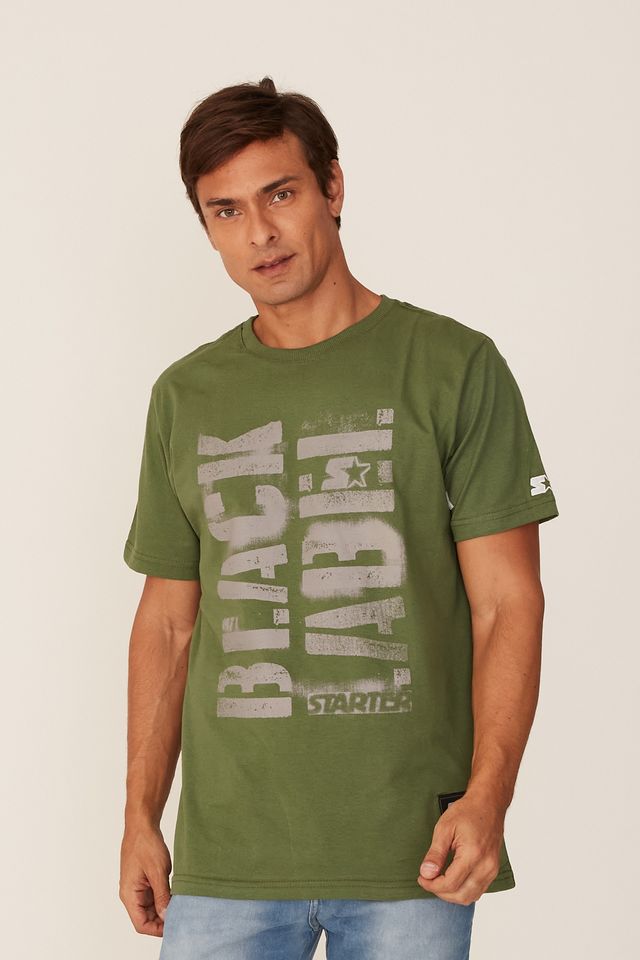 Camiseta-Starter-Estampada-Verde-Militar Camiseta-Starter-Estampada-Verde-Militar