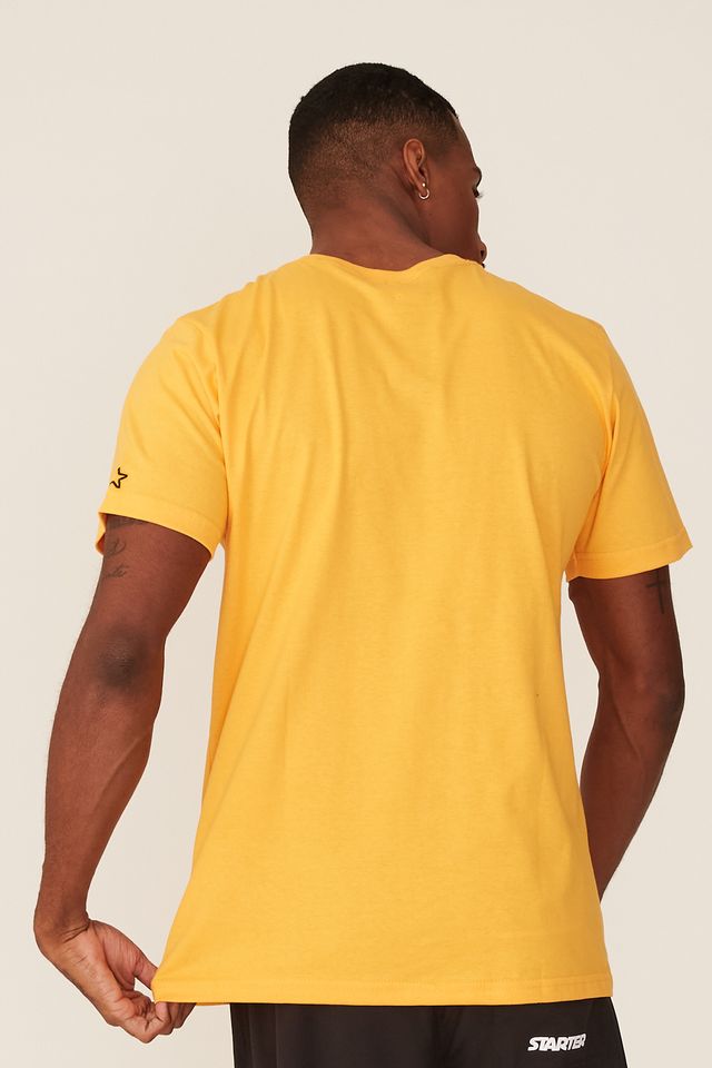 Camiseta-Starter-Estampada-Amarela