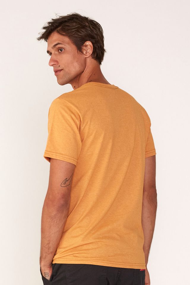 Camiseta-Ecko-Estampada-Amarela-Mescla