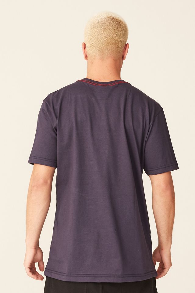 Camiseta-Ecko-Estampada-Azul-Marinho