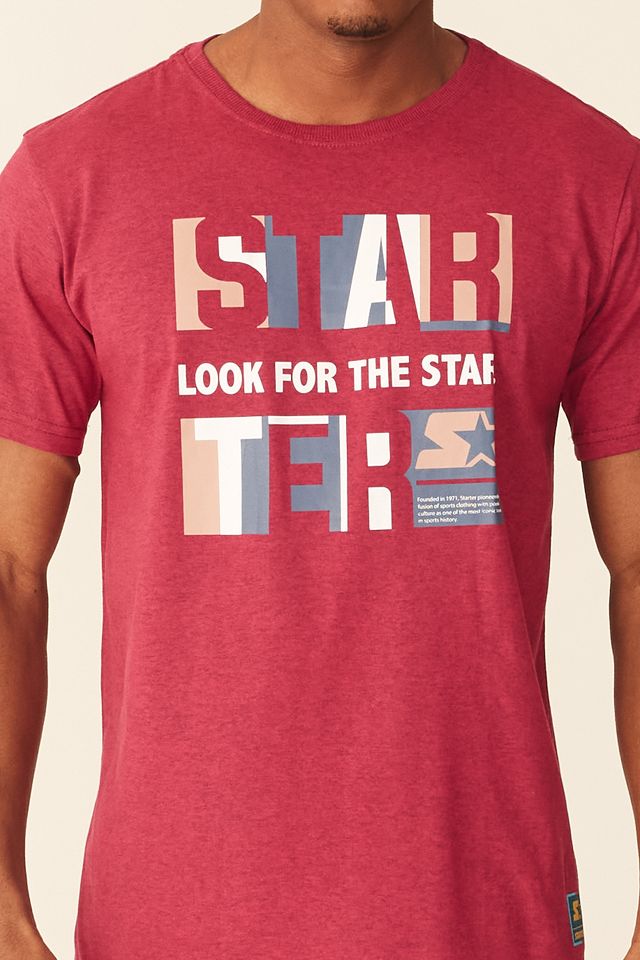 Camiseta-Starter-Estampada-Pink-Neon-Mescla