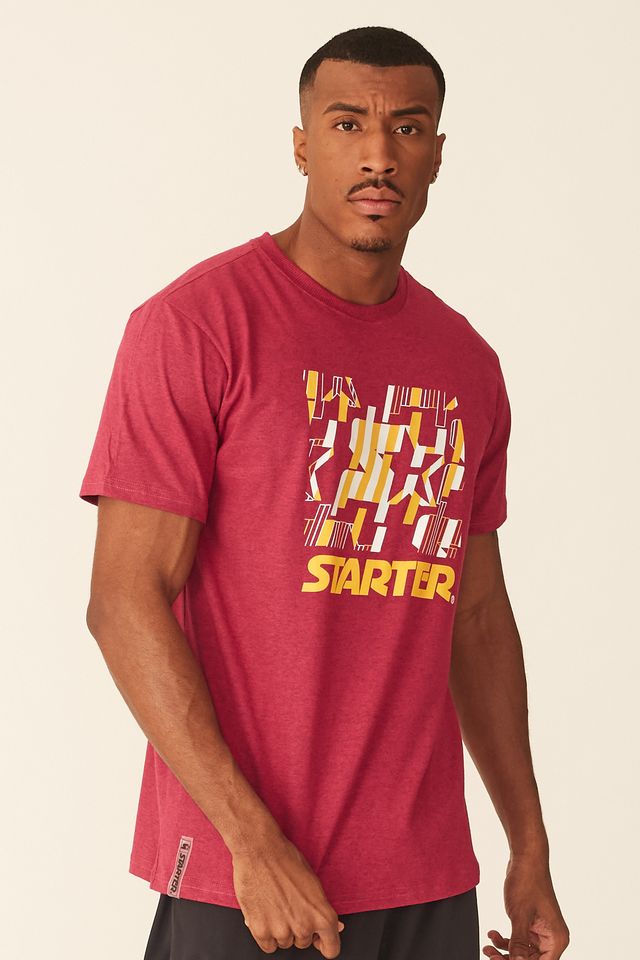 Camiseta-Starter-Estampada-Pink-Neon-Mescla
