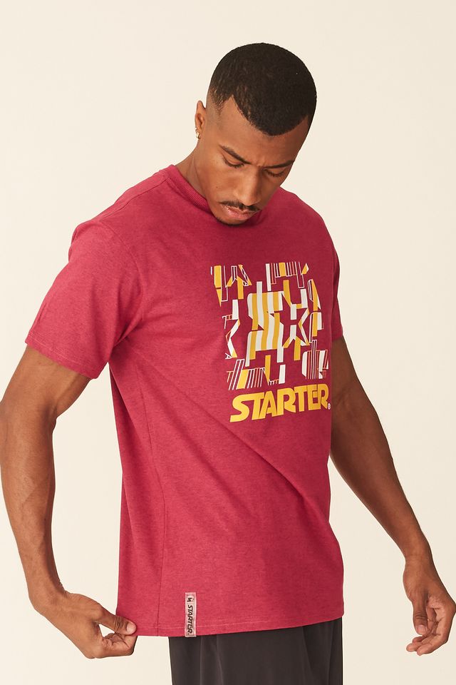Camiseta-Starter-Estampada-Pink-Neon-Mescla