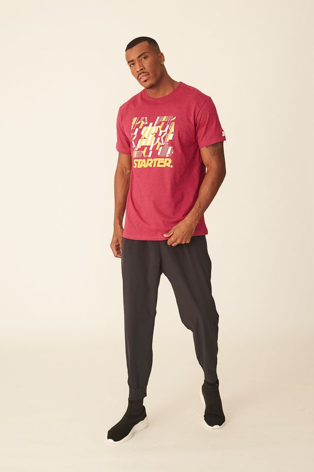 Camiseta-Starter-Estampada-Pink-Neon-Mescla