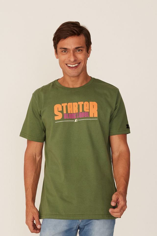 Camiseta-Starter-Estampada-Verde-Militar