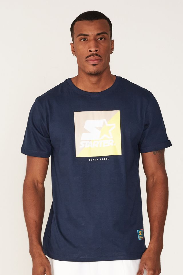 Camiseta-Starter-Estampada-Azul-Marinho