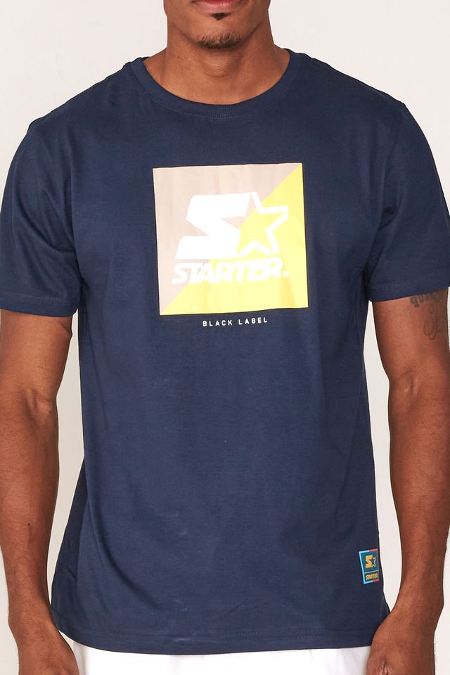 Camiseta-Starter-Estampada-Azul-Marinho
