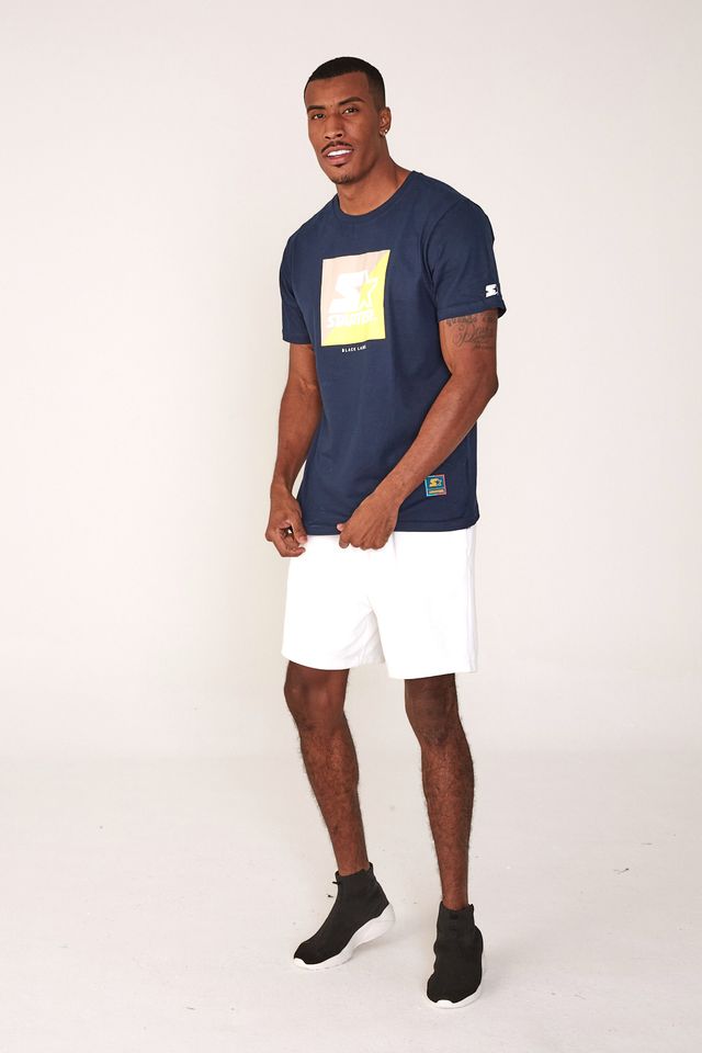 Camiseta-Starter-Estampada-Azul-Marinho