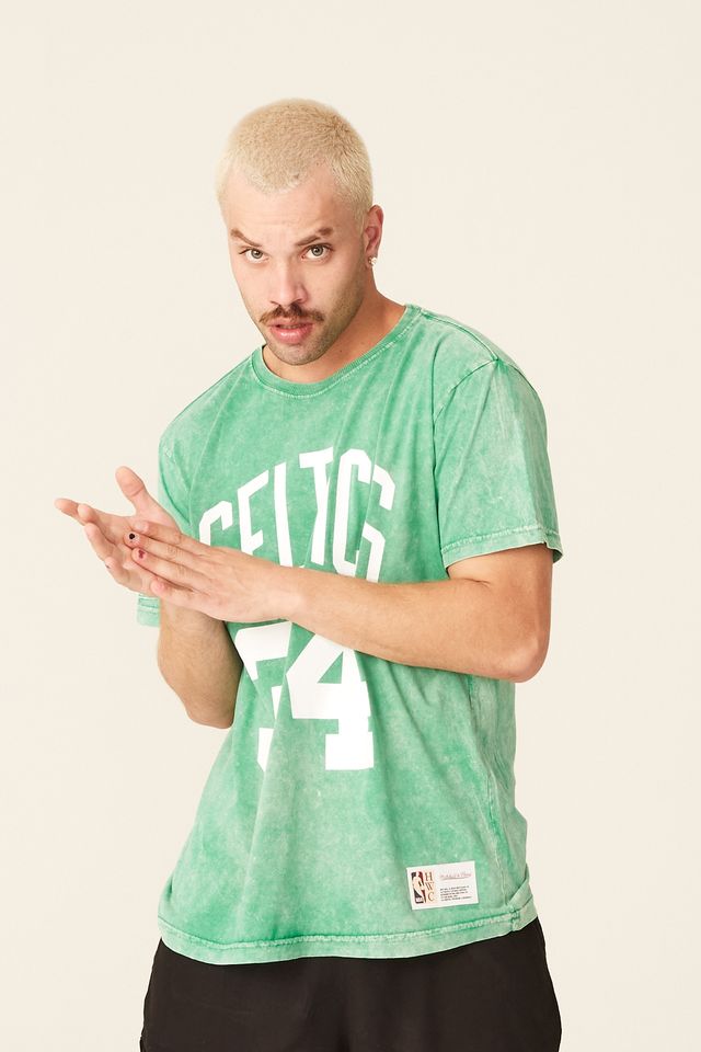 Camiseta-Mitchell---Ness-Especial-Boston-Celtics-Paul-Pierce-Verde