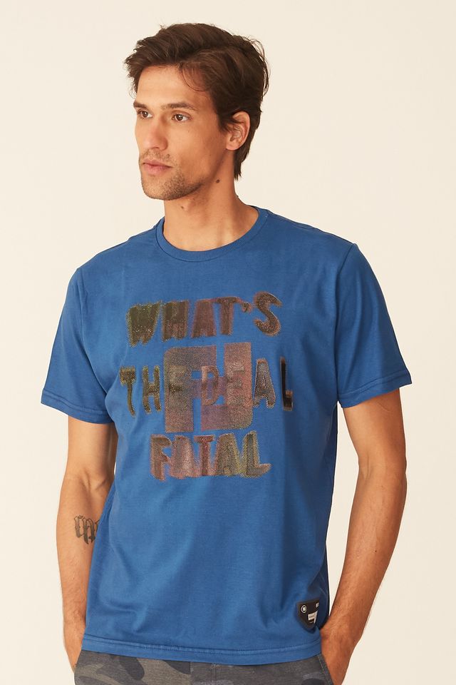 Camiseta-Fatal-Estampada-Azul