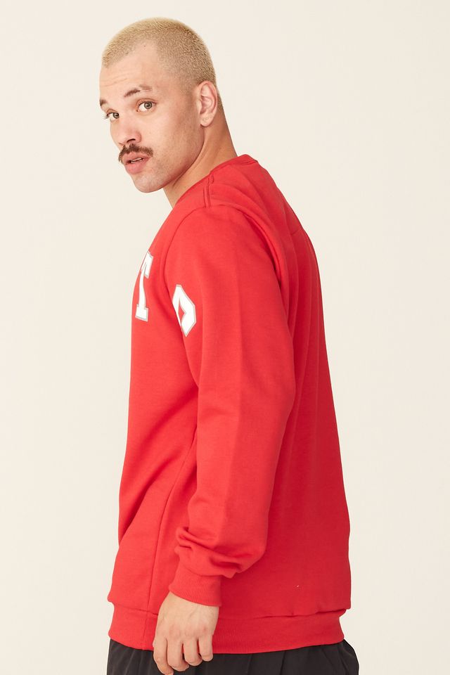 Moletom-NBA-Fechado-Gola-Careca-Houston-Rockets-Vermelho