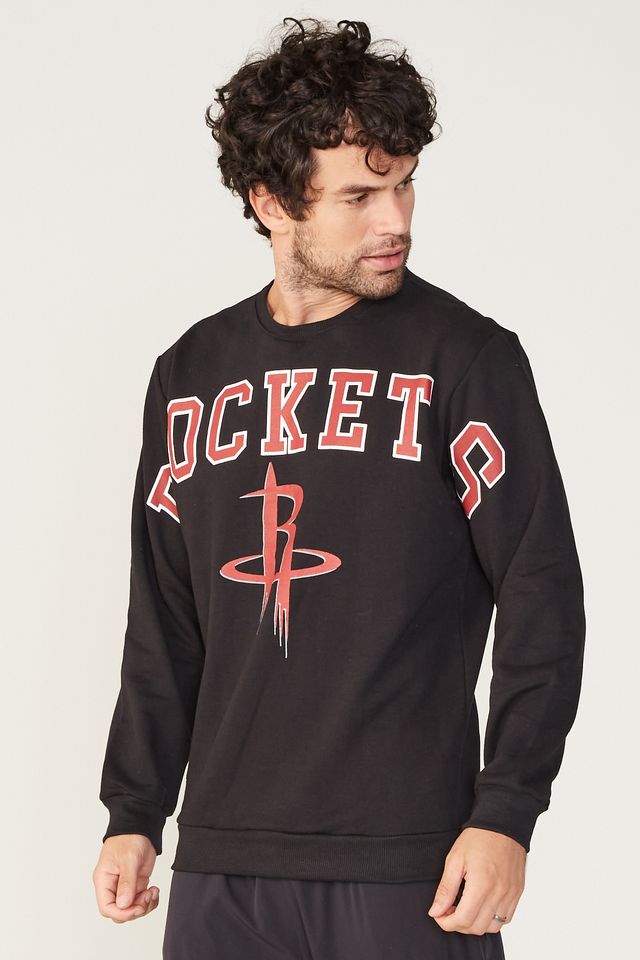 Moletom-NBA-Fechado-Gola-Careca-Houston-Rockets-Preto
