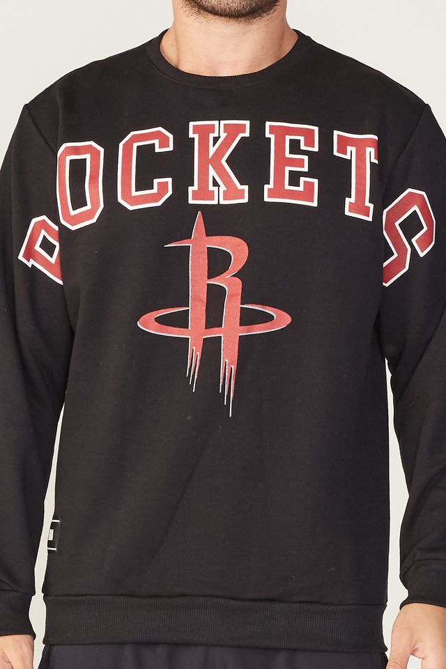 Moletom-NBA-Fechado-Gola-Careca-Houston-Rockets-Preto