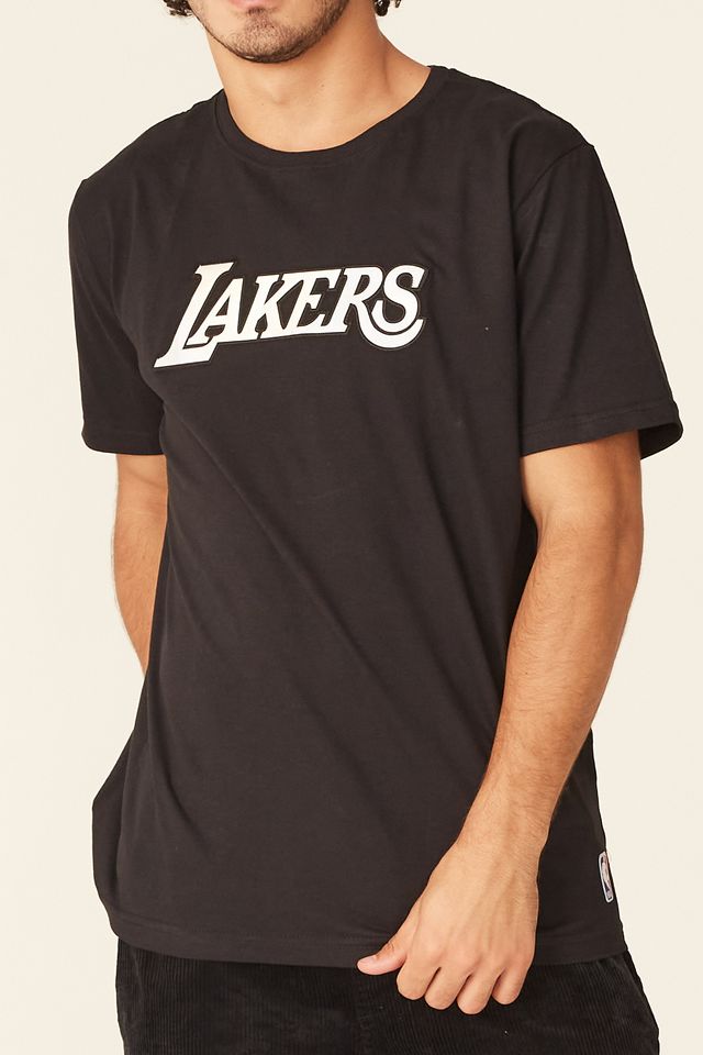 Camiseta-NBA-Holographic-Los-Angeles-Lakers-Preta